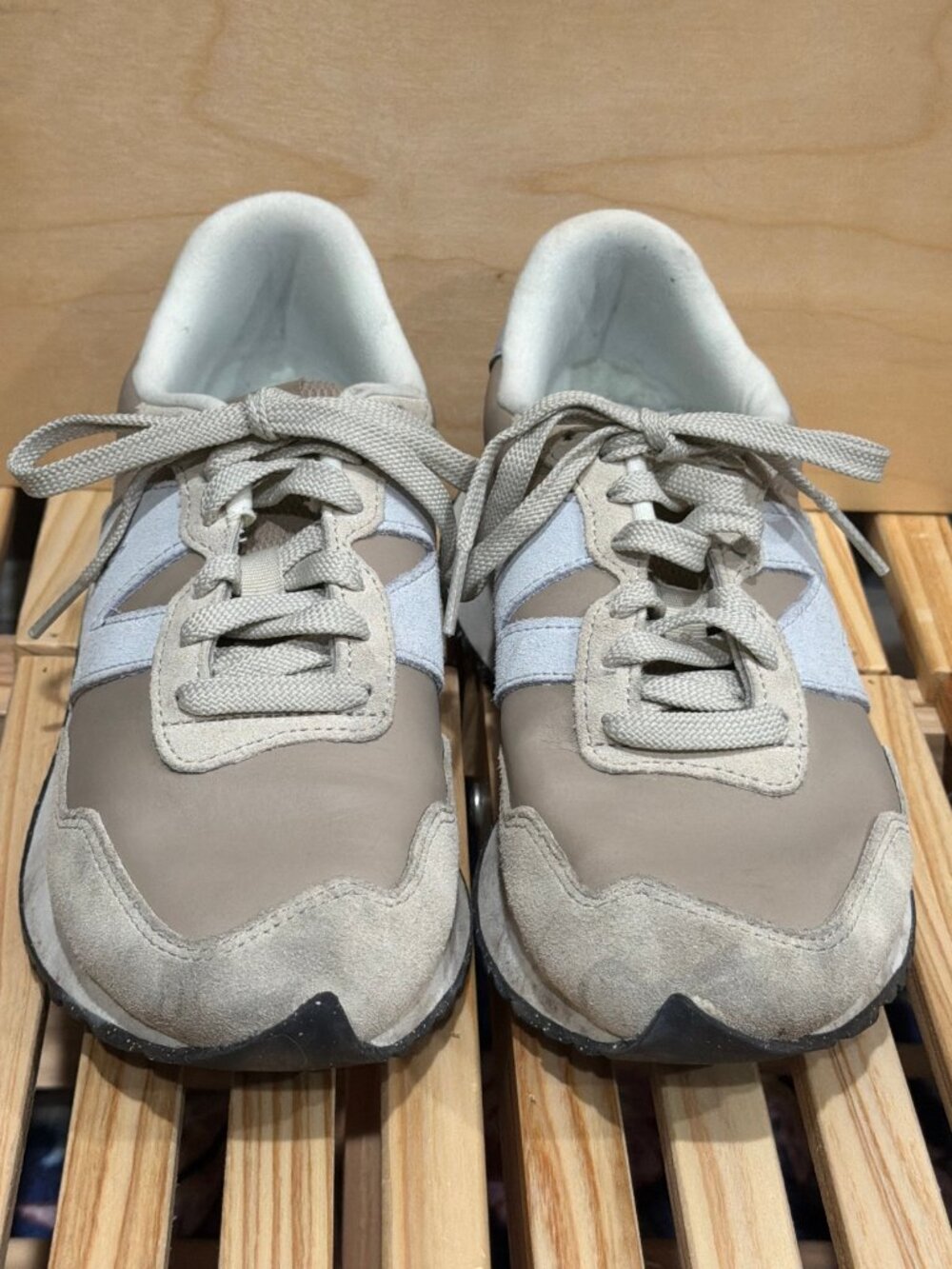 New Balance 237 Intelligent Choice Sneakers – Taupe Gray Blue Size 7.5